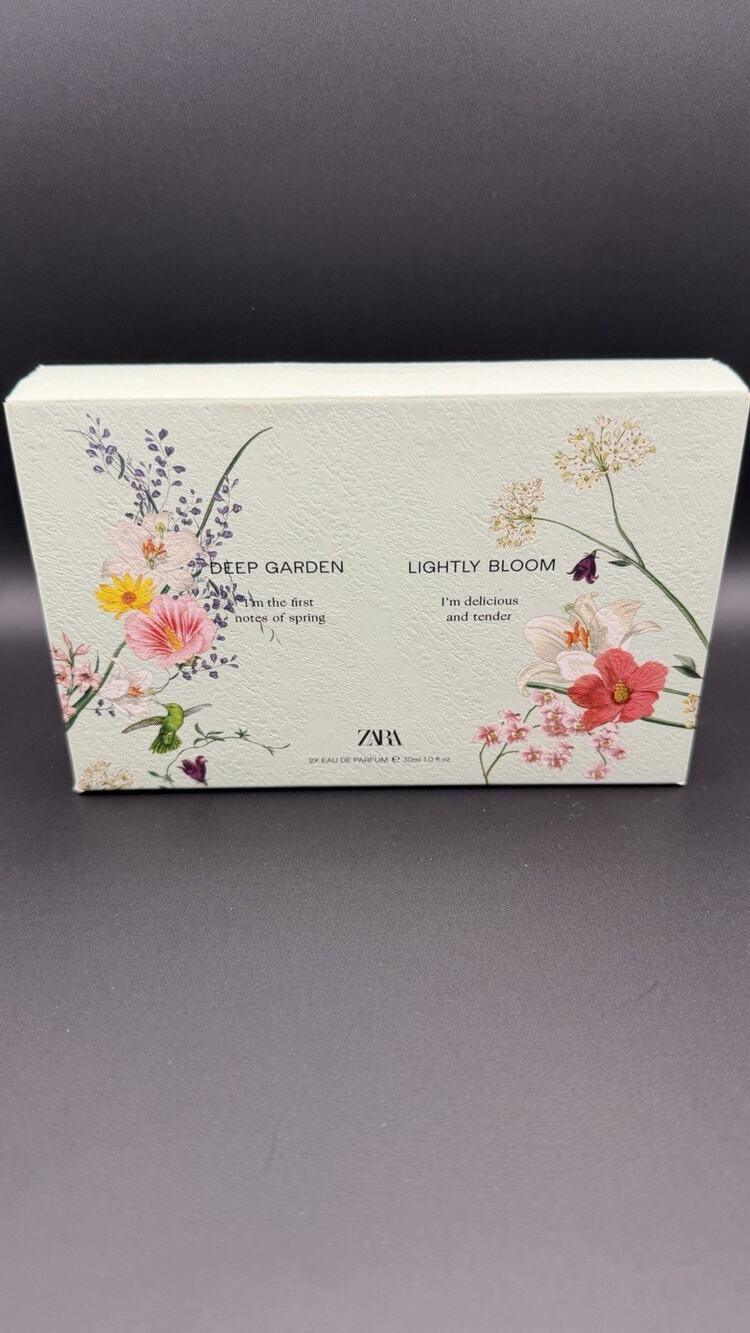 ZARA DEEP GARDEN & LIGHTLY BLOOM 2X 1oz (30 ml) EDP Perfume